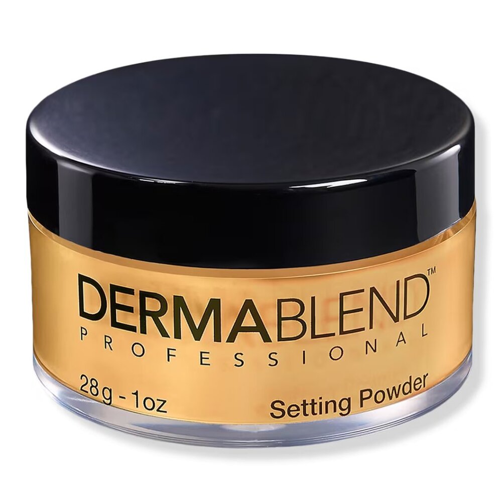 NIB ✅DERMABLEND WARM SAFFRON Loose Setting Powder 1oz ✨ BNIB